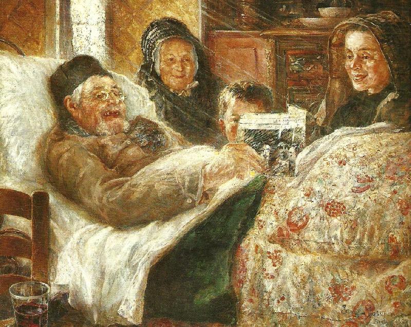 Ernst Josephson La joic de vivre china oil painting image